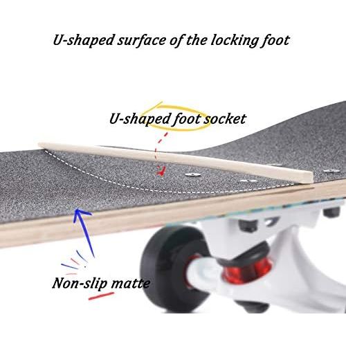  XYUJIE Skateboard Kinder Und Jugendliche Mit Vier Radern Anfanger Brush Street Professioneller Double Rocker Road Scooter