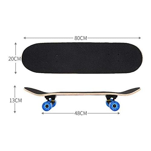  XYUJIE Skateboard All Wheel Flash Wheel High End Doppel Warping Ahorn Longboard Manner Und Frauen Erwachsene