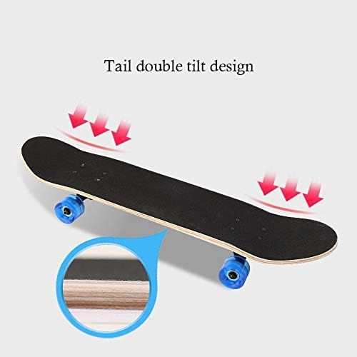  XYUJIE Skateboard All Wheel Flash Wheel High End Doppel Warping Ahorn Longboard Manner Und Frauen Erwachsene