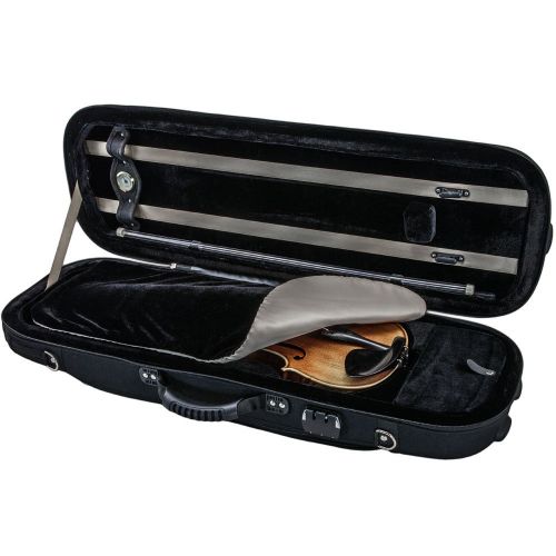  XYY Euro-design Violin Oblong Case 4/4 Size, Black