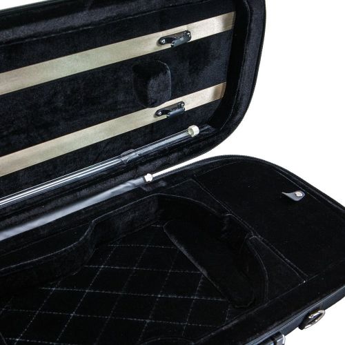  XYY Euro-design Violin Oblong Case 4/4 Size, Black