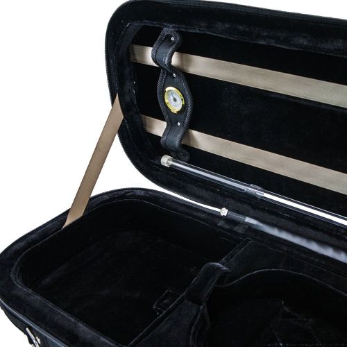  XYY Euro-design Violin Oblong Case 4/4 Size, Black