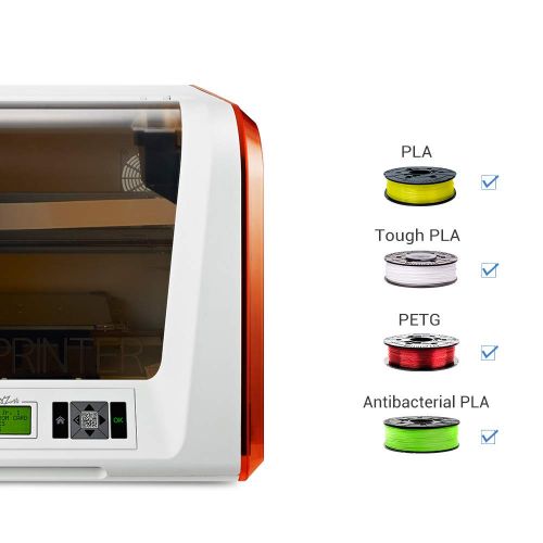  XYZprinting da Vinci Jr. 1.0 3in1 Wireless 3D Printer 3D ScannerUpgradable Laser Engraver ~ 6” x 6” x 6” Built Volume (Fully Enclosed Design for PLATough PLAPETG Antibacterial PLA)