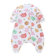 XZ Baby Sleeping Bag with Legs and Detachable Sleeves 2.5-3.5 Tog Boys and Girls Pattern Print Soft Cotton Wearable Blankets Sleepwear,4,70