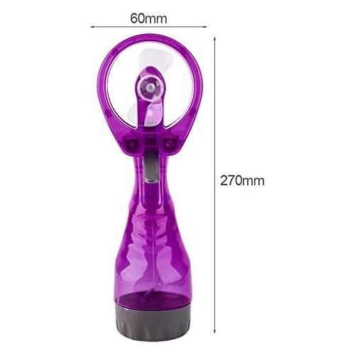  [아마존베스트]XZANTE Portable Hand Water Mist Fan 2-in-1 Functions Powerful Fan Outdoor Water Cooling Spray Fan Humidifier Fan