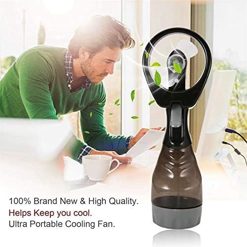  [아마존베스트]XZANTE Portable Hand Water Mist Fan 2-in-1 Functions Powerful Fan Outdoor Water Cooling Spray Fan Humidifier Fan