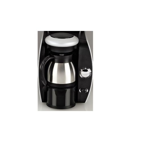  Xavax Thermoskanne (Piccolo, 0,4 Liter, passt fuer Senseo, Tassimo, Dolce Gusto und Vollautomaten + James Premium Henkel Glas 2 Stueck 300ml