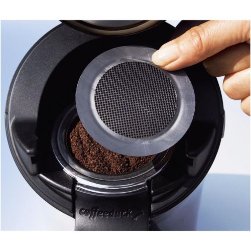  Xavax Kaffeefilter Coffeeduck (fuer Senseo latte/Quadrante/Viva Cafe/Twist/Up, befuellbar mit losem Kaffee sowie Pads)
