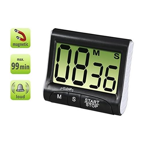  [아마존베스트]Xavax Countdown 00095304 Kitchen Timer Digital Black