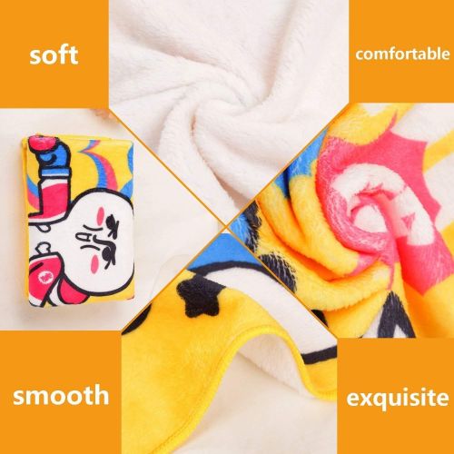  Xaviera Doherty Weighted Blanket for Kids Owls,Different Geometric Shapes Soft Summer Cooling Lightweight Bed Blanket 50x60