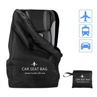 Xboun Car Seat Travel Bag, Carseat Travel Bag | Gate Check and Carrier for Air Travel - Universal Size Travel Bags for Car Seats & Booster Seats, Black