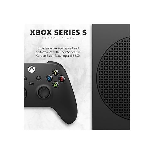  Xbox Series S 1TB SSD All-Digital Gaming Console 1440p Gaming 4K Streaming Carbon Black [video game] [video game] [video game] [video game] [video game] [video game] [video game] [video game] [video game] [video game] [video game] [video game] [video game]