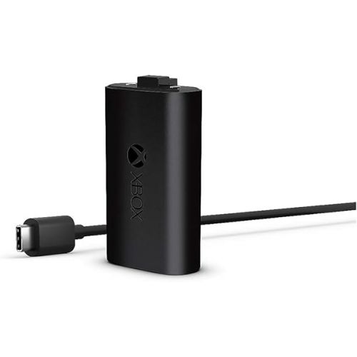  Microsoft Xbox Series X/S Play & Charge Kit - Recharge during or after play - Fully charges in 4 Hours - 9 Ft Cable - Compatible w/Xbox Series X/S - Compatible w/Xbox Controllers w/USB Type-C