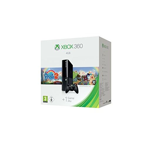  Xbox 360 4GB System Console with Peggle 2 Bundle