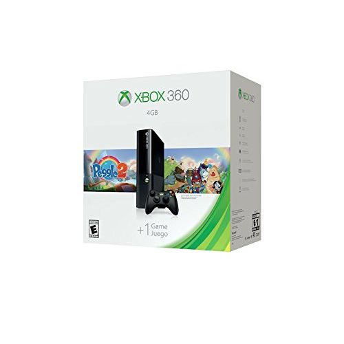  Xbox 360 4GB System Console with Peggle 2 Bundle