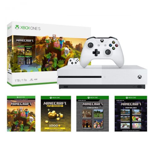  Xbox One S 1Tb Console - Minecraft Creators Bundle (Discontinued)