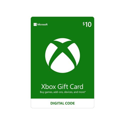  Microsoft $10 Xbox Gift Card [Digital Code]