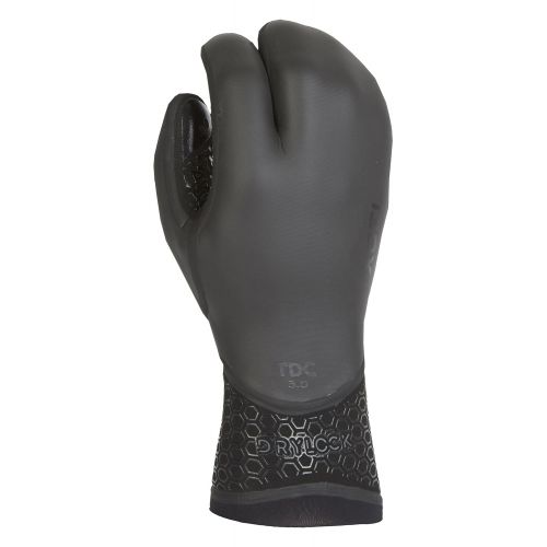  Xcel Drylock 3mm Texture Skin 3 Finger Glove Fall 2017, Black, Medium