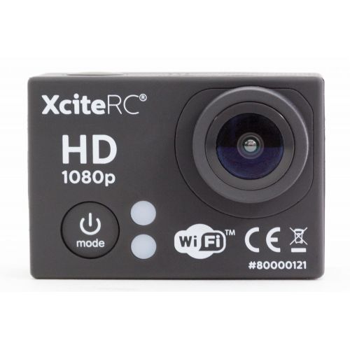  XciteRC 80000121 WiFi Action Full HD 12 MP Kamera, schwarz