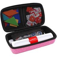 [아마존베스트]Xcivi xcivi Hard Carrying Case for Osmo Genius Kit, Storage Organizer for OSMO Base/Starter/Numbers/Words/Tangram/Coding Awbie Game (Pink)