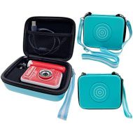 xcivi Carrying Travel Case with Shoulder and Wrist Strap for VTech KidiZoom Creator Cam Kid Video Camera, Specifically Designed Accessory for Vtech Kidizoom Creator Cam(Blue)