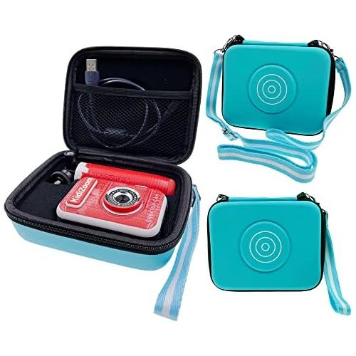  xcivi Carrying Travel Case with Shoulder and Wrist Strap for VTech KidiZoom Creator Cam Kid Video Camera, Specifically Designed Accessory for Vtech Kidizoom Creator Cam(Blue)