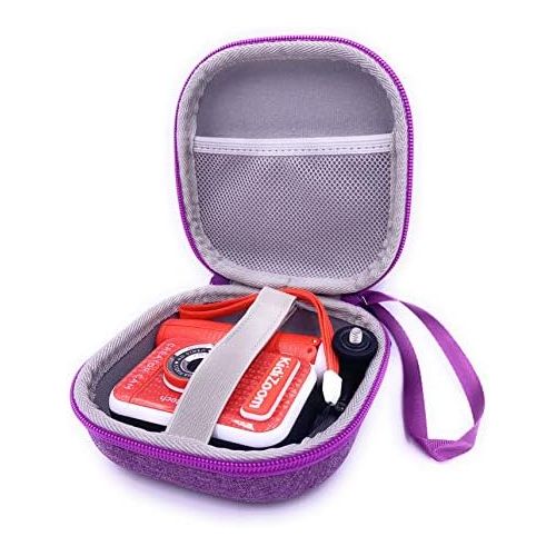  xcivi Hard Carrying EVA Case for VTech KidiZoom Creator Cam Kid Video Camera, Compatible Vtech Kidizoom Camera Accessory(Purple)