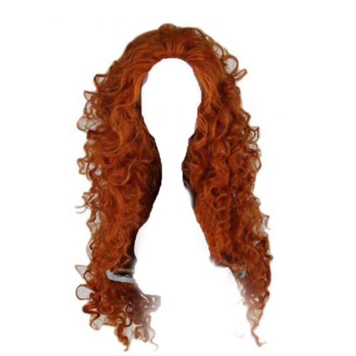  Xcoser Long Curly Princess Merida Cosplay Wig for Cosplay