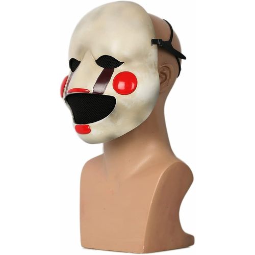  할로윈 용품xcoser Puppet Mask Deluxe Resin Marionette Masque Adult, Fnaf, Size one size