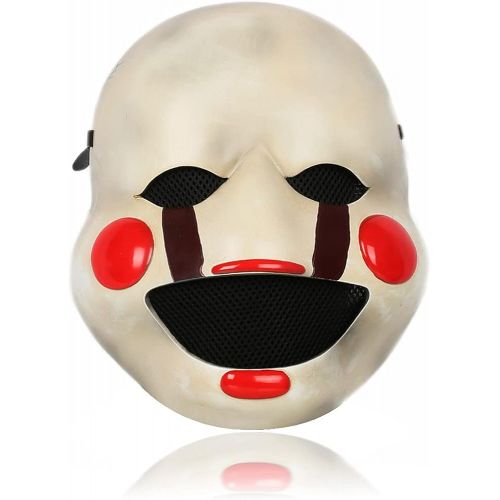  할로윈 용품xcoser Puppet Mask Deluxe Resin Marionette Masque Adult, Fnaf, Size one size