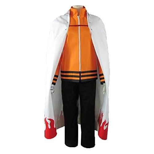  Xcoser Uzumaki 7th Hokage Cosplay Cloak & Outfit Costume for Halloween