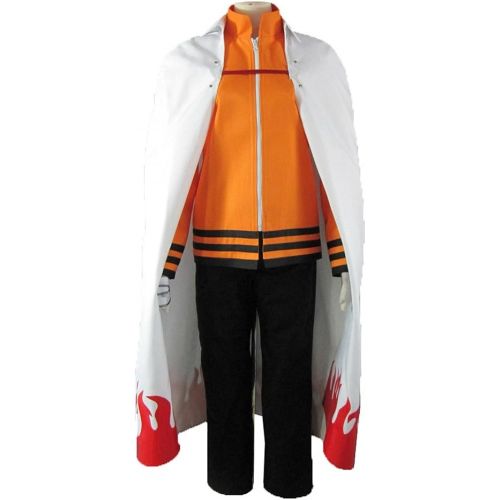  Xcoser Uzumaki 7th Hokage Cosplay Cloak & Outfit Costume for Halloween