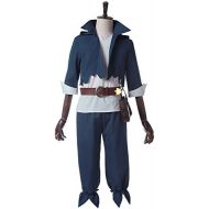 Xcoser Black Clover Anime Cosplay Asta Costume Cape Coat Full Set Outfits for Halloween