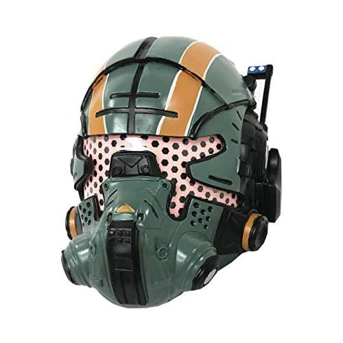  Xcoser xcoser Cooper Helmet Deluxe Green Resin Glow Eyes Mask Halloween Cosplay