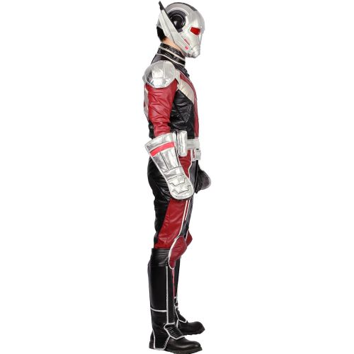  Xcoser Updated Ant Man Costume and Helmet and Shoes Cover Outfit for Halloween Cosplay