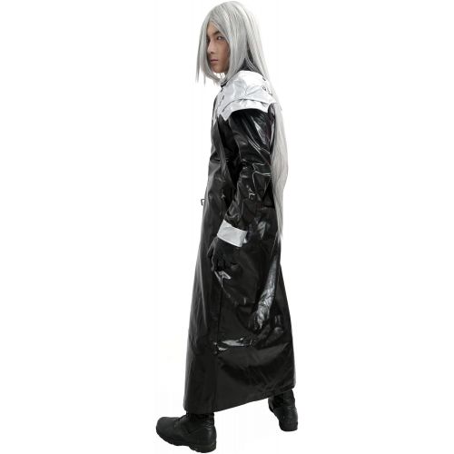  Xcoser Halloween FF VII Sephiroth Cosplay Costume Outfit Suit