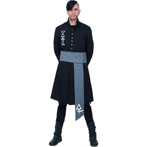  Xcoser xcoser Nameless Ghoul Costume Cosplay Ghost B.C.Costume Coat with Belt Clothing Black