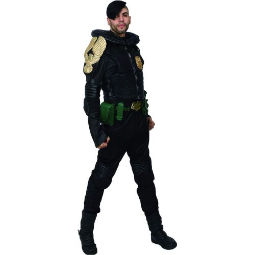  Xcoser xcoser Judge Dredd Costume Outfit for Adult Halloween Cosplay PU Leather