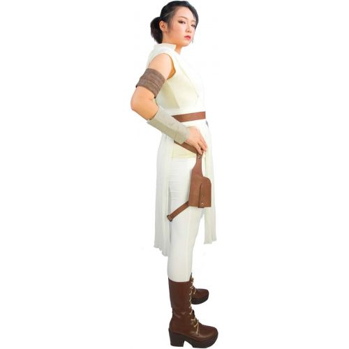  Xcoser xcoser Deluxe Womens Rey Costume & Belt & Bag Outfit for Halloween Cosplay