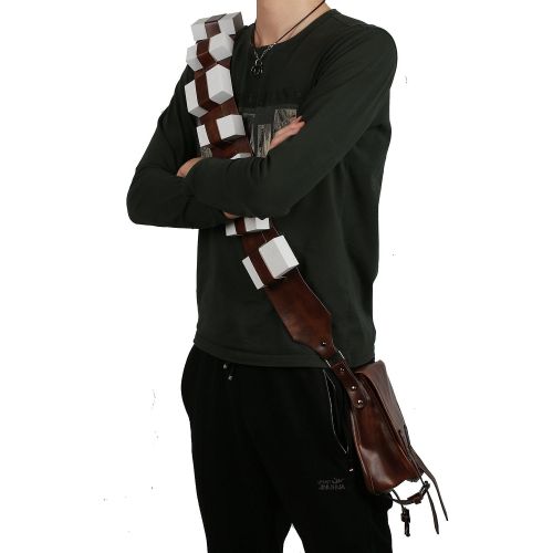  Xcoser xcoser Chewbacca Bag Durable Brown PU Messager Fashion Cosplay Costume Accessory Prop