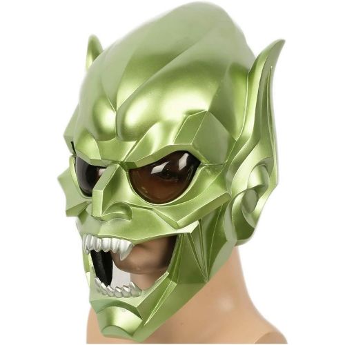  Goblin Mask Deluxe Green Resin Man Halloween Cosplay Costume Prop Xcoser