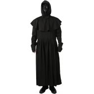 Xcoser Plague Doctor Mask & Costume Robe Cloak Outfit for Adult Halloween Clothing Black