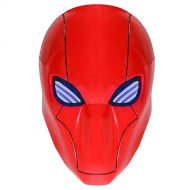 Xcoser xcoser Red Hood Mask Deluxe Cosplay Helmet Teens Adult Halloween Costume Party Accessory