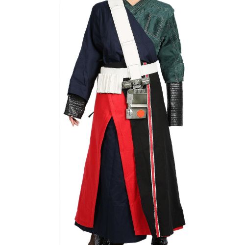  Xcostume Chirrut Imwe Cosplay Costume Outfit with Props for Mens Halloween