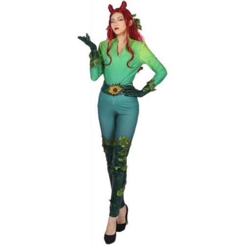  Xcostume Ivy Cosplay Costume Outfit Suit for Womens Halloween