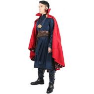 Xcostume Strange Costume Deluxe Dr Outfit Red Cape Full Set Halloween Cosplay Costume Xcoser