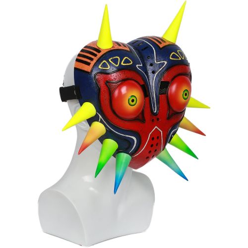  Xcostume Majoras Mask colorful Life Size Deluxe Resin Adult Cosplay Costume Accessory Prop