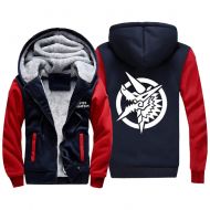 Xcostume XCOSER Monster Hunter Sweatshirt Fleece Lind Hoodie Jacket Thick