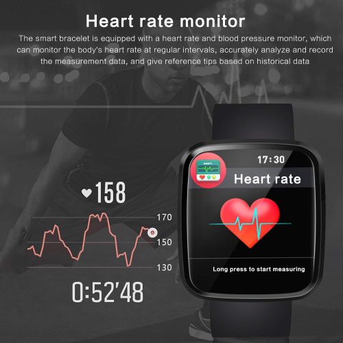  Xenzy Men Smart Watch for Women Waterproof Touchscreen Activity Fitness Tracker with Heart Rate Blood Pressure/Oxygen Calorie Pedometer Sleep Monitor Sport Wristband