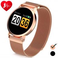 Xenzy 1.4 IPS Smart Watch for Women, Fitness Activity Tracker Waterproof with Heart Rate Blood Pressure Monitor - Color Touchscreen Sports Watch Calories Pedometer for Android/iOS Best